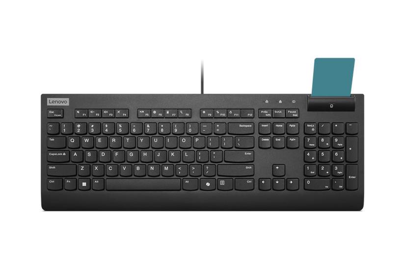 Lenovo Smartcard II - tastatur - QWERTY - Nordisk - sort Indgangsudstyr IT og elektronik > Hardware > Tastatur og mus > Tastaturer > Tastaturer med kabel