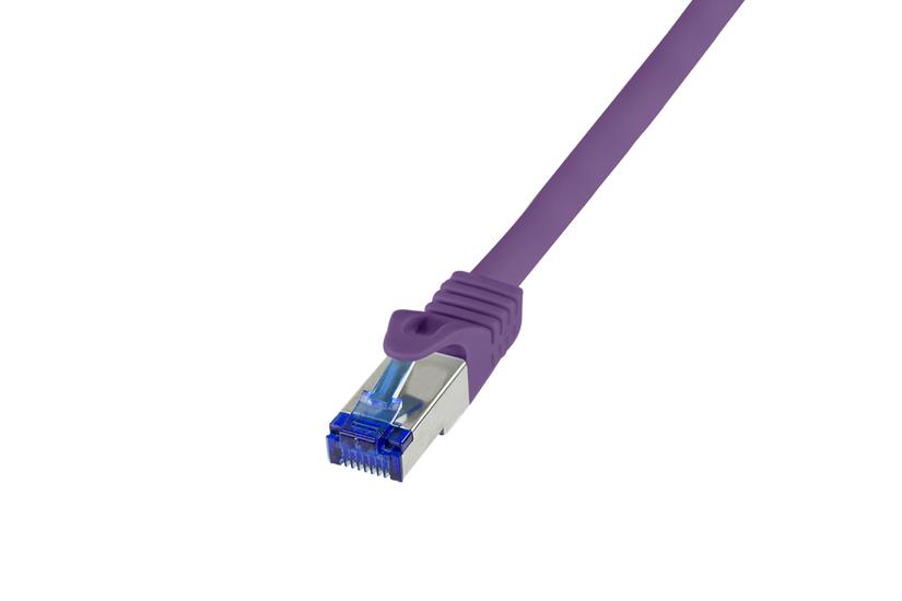 LogiLink C6A069S netværkskabel Violet 3 m Cat6a S/FTP (S-STP) IT og elektronik > Netværk > Netværkskabler