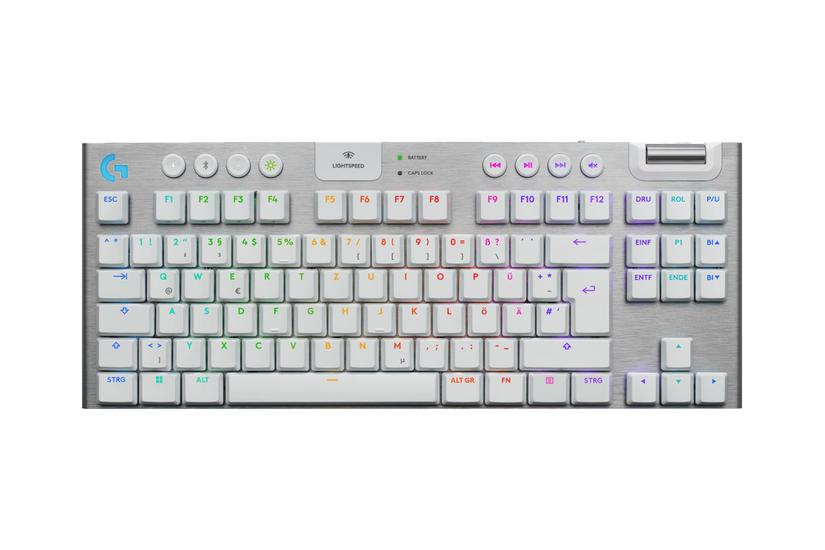 Logitech G G915 X - tastatur - LIGHTSPEED TKL - QWERTZ - tysk - hvid Indgangsudstyr Gaming > Gamer udstyr > Logitech G Pro > Logitech G pro keyboard