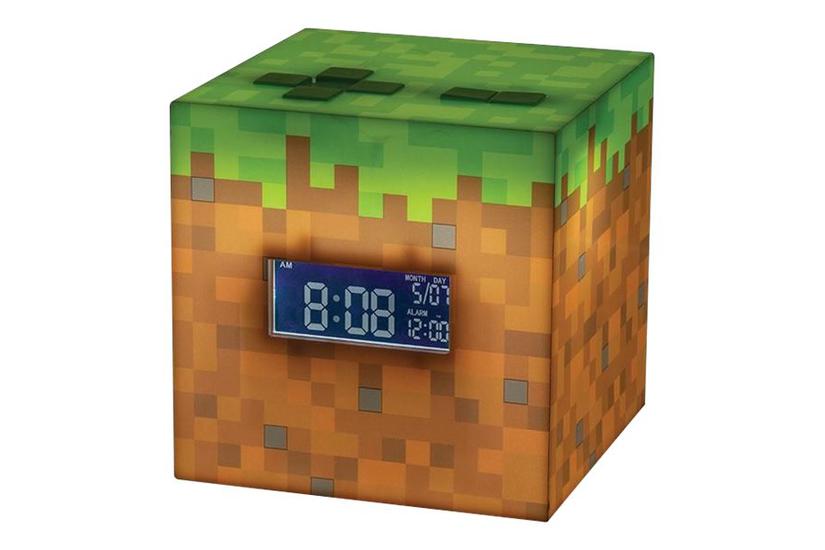 Minecraft - alarmur - blok - elektronisk - desktop Hus og have > Hjemmet > Boligindretning > Ure > Vækkeur