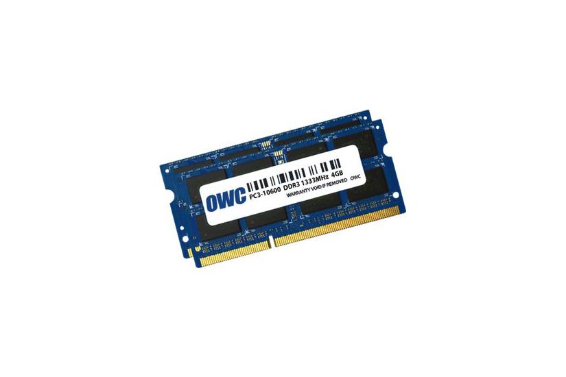Other World Computing - 8GB:2x4GB - DDR3 RAM - 1333MHz - SO DIMM 204-PIN - Ikke-ECC - CL9 IT og elektronik > Hardware > RAM / Hukommelse