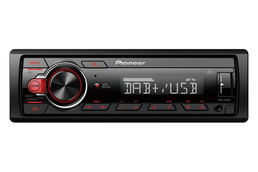Pioneer MVH-130DAB bil media receiver Sort