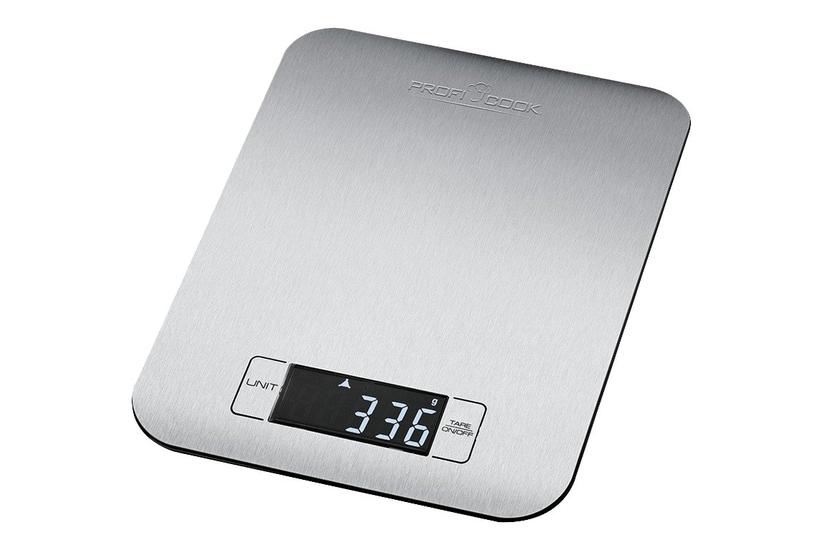 ProfiCook PC-KW 1061 - køkkenvægt - rustfrit stål/sort Husholdning og køkken > Køkkenudstyr og borddækning > Køkkenudstyr > Køkkenvægte