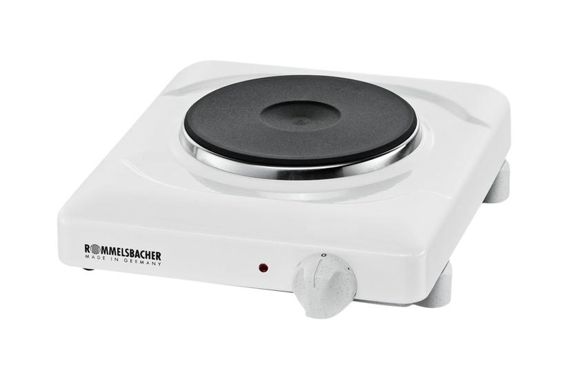 Rommelsbacher THS 1090 - el-varmeplade - hvid Husholdning og køkken > Køkkenudstyr og borddækning > Øvrig køkkenudstyr og borddækning > Transportabel kogeplade