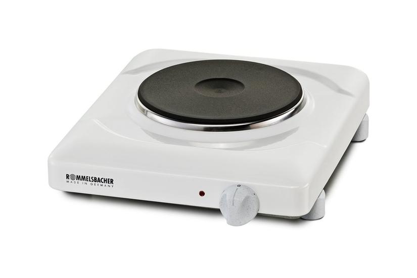 Rommelsbacher THS 1590 - el-varmeplade - hvid Husholdning og køkken > Køkkenudstyr og borddækning > Øvrig køkkenudstyr og borddækning > Transportabel kogeplade