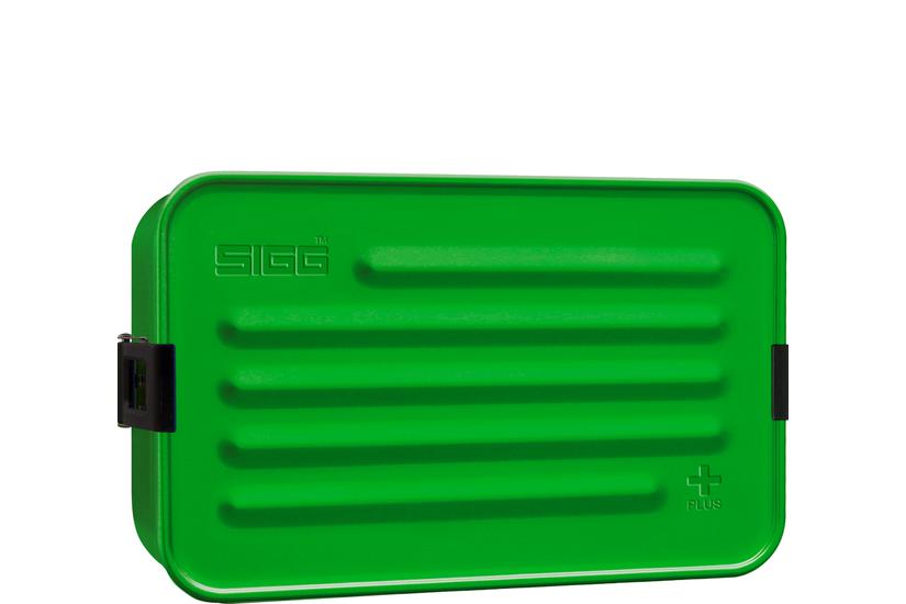 SIGG Plus L Frokostbeholder Aluminium Grøn 1 stk Husholdning og køkken > Køkkenudstyr og borddækning > Madopbevaring og organisering > Madkasse