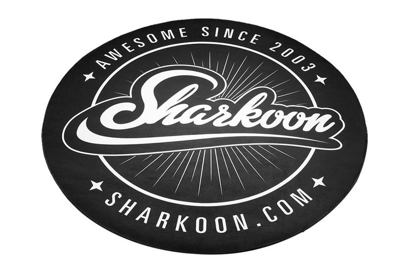 Sharkoon - gulvmåtte - rund - 120 cm - sort