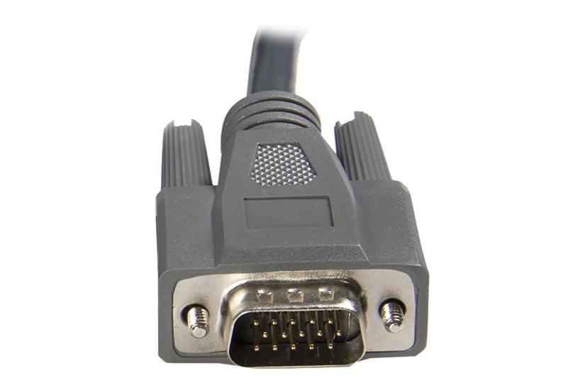 StarTech.com 6 ft Ultra-Thin USB VGA 2-in-1 KVM Cable (SVUSBVGA6) - kabel til tastatur / video / mus (KVM) - 1.8 m IT og elektronik > Hardware > KVM > KVM Kabler