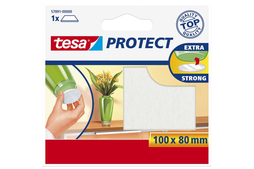 TESA Protect gulv-beskyttelsespude til møbel 1 stk Rektangulær Hus og have > Hjemmet > Tilbehør og dele til møbler > Øvrige dele til møbler > Filtpuder