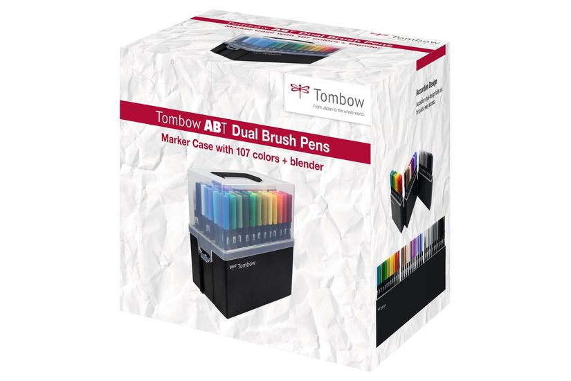 Tombow ABT-108C speedmarker 107 stk Pensel/Fin spids Flerfarvet Kontor > Skriveredskaber