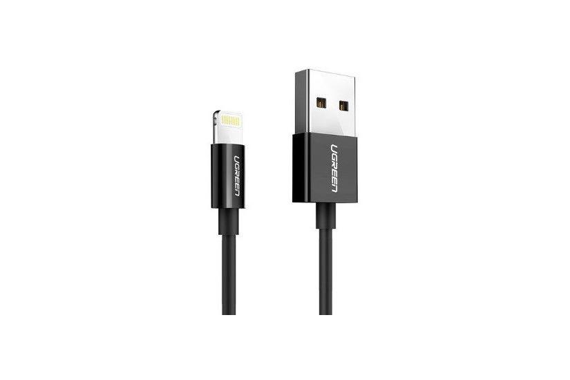 Ugreen 80822 US155 kabel til mobiltelefon Sort 1 m USB A Lightning IT og elektronik > Telefoni/GPS > Mobiltilbehør > Kabler til mobiltelefoner