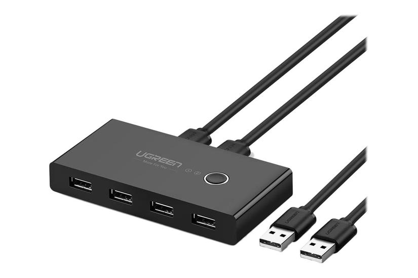 Ugreen - USB sharing switch til periferiudstyr - 4 porte IT og elektronik > Hardware > Kabler