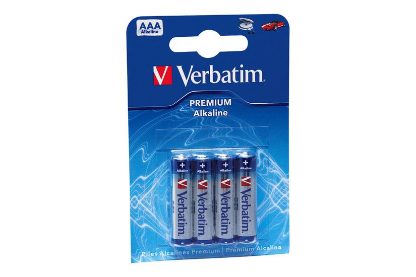 Verbatim batteri - 4 x AAA - Alkalisk IT og elektronik > Hardware > Batterier