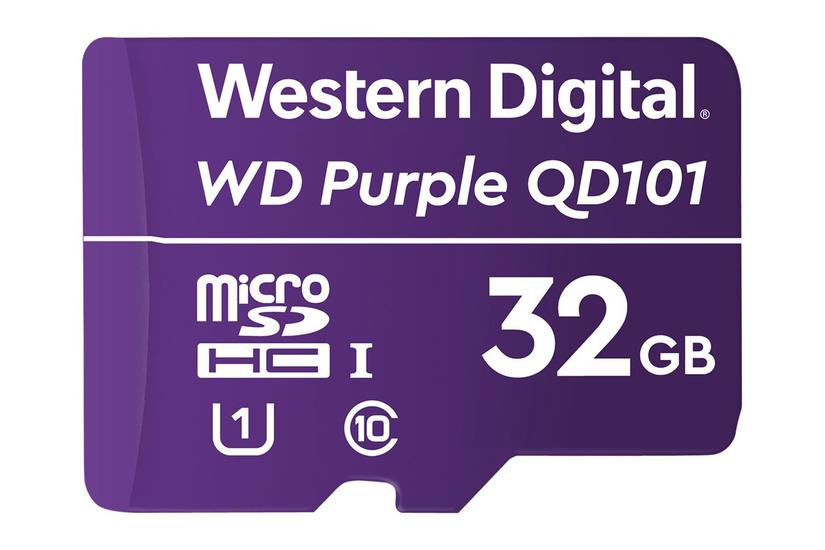 WD Purple SC QD101 WDD032G1P0C - flashhukommelseskort - 32 GB - microSDHC IT og elektronik > Hardware > Lagring og backup > Flash Hukommelse > Flash Kort
