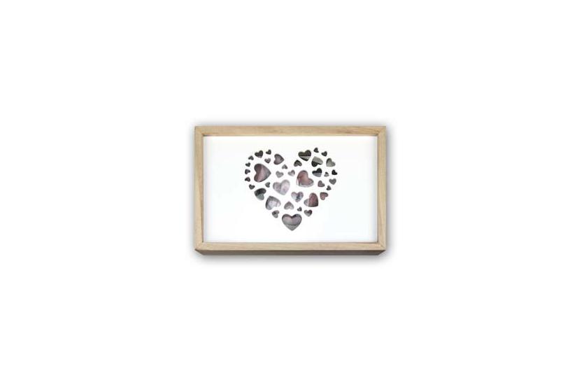 ZEP LOVE BOX Opbevaringsboks Rektangulær Træ Hvid