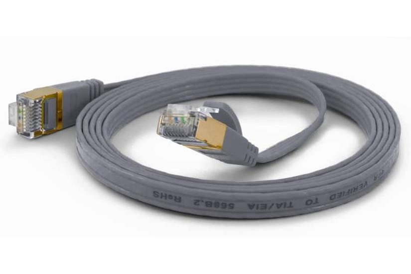 wantec patchkabel - 2 m - grå IT og elektronik > Netværk > Netværkskabler