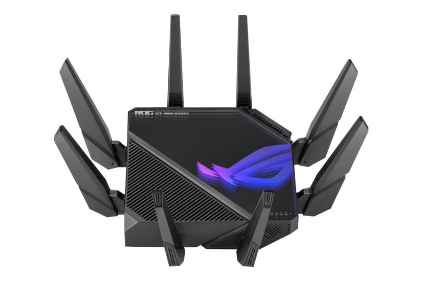 ASUS ROG Rapture GT-AXE16000 - trådløs router - Wi-Fi 6E - desktop IT og elektronik > Netværk > Trådløst netværk > Trådløse Routere