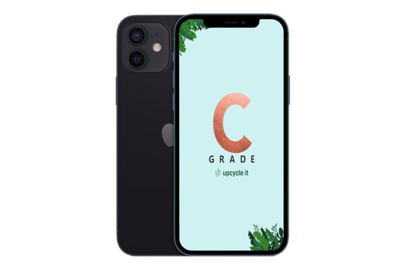 Apple iPhone 12 128GB Black (GRADE C) IT og elektronik > Telefoni/GPS > Mobiltelefoner > upcycle it mobiltelefoner