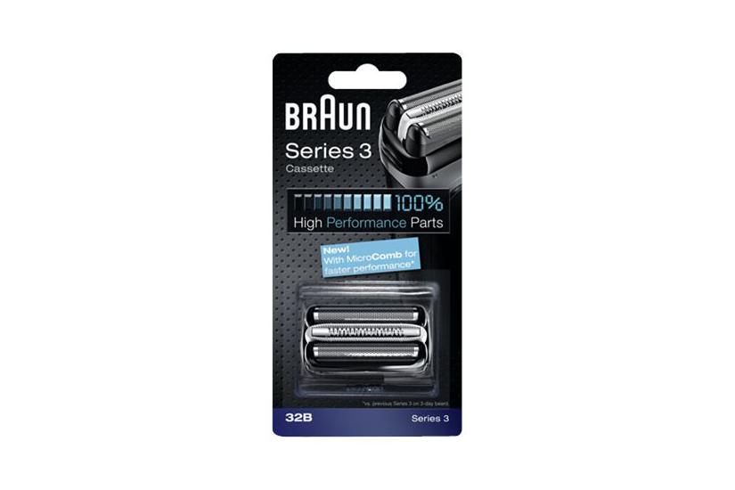 Braun Series 3 32B - shaver-kassette - sort Livsstil