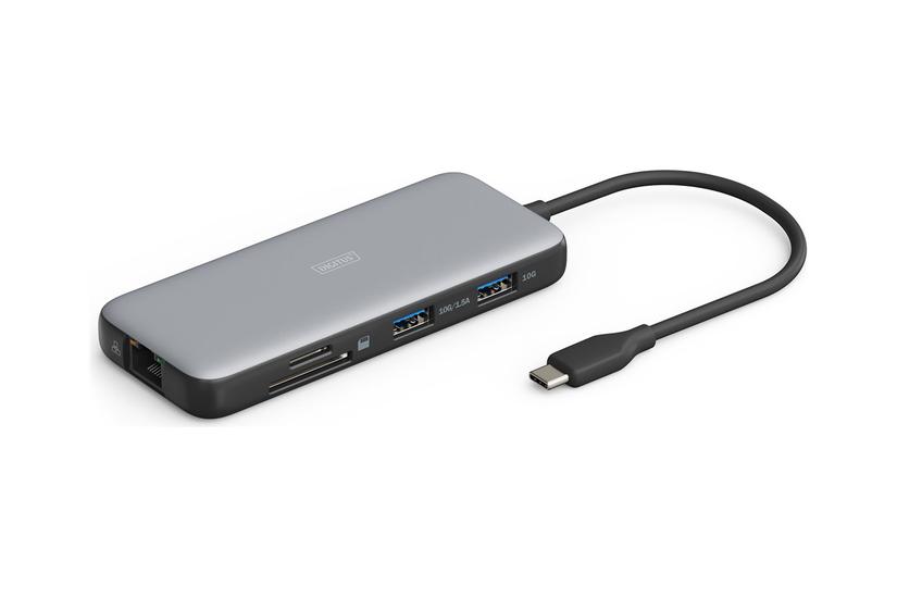 DIGITUS - dockingstation - USB-C - 2 x HDMI - 1GbE PC