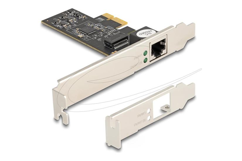 Delock - netværksadapter - PCIe 3.0 - 10M/100M/1G/2.5G/5G Gigabit Ethernet x 1 IT og elektronik > Netværk > Netværkskort