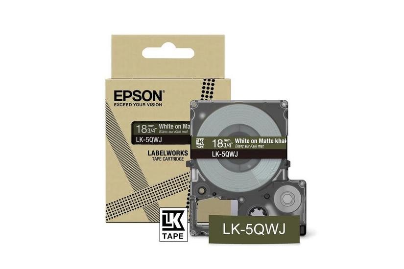 Epson LabelWorks LK-5QWJ - tapepatron - 1 kassette(r) - Rulle (1