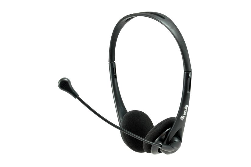 Equip 245304 hovedtelefoner/headset Ledningsført Kontor/Callcenter Sort IT og elektronik > Hardware > Headsets