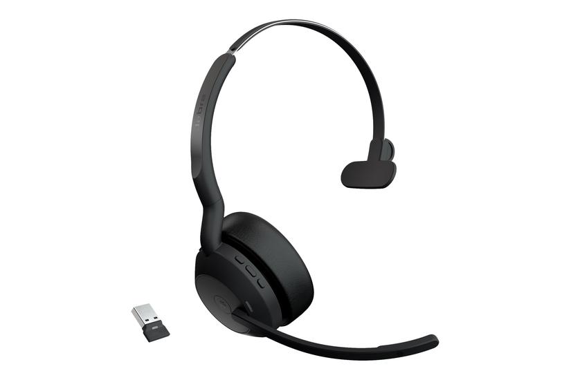 Jabra Evolve2 55 MS Mono - headset - USB-A via Bluetooth adapter IT og elektronik > Hardware > Headsets