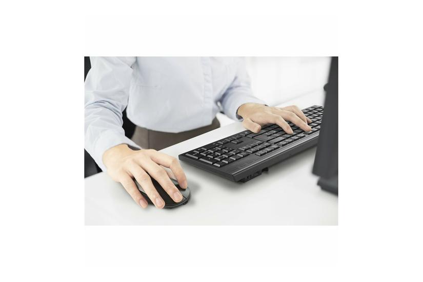 Kensington KM270 EQ - sæt med mus og tastatur - kan genoplades full size - QWERTZ - tysk Indgangsudstyr IT og elektronik > Hardware > Tastatur og mus > Tastaturer