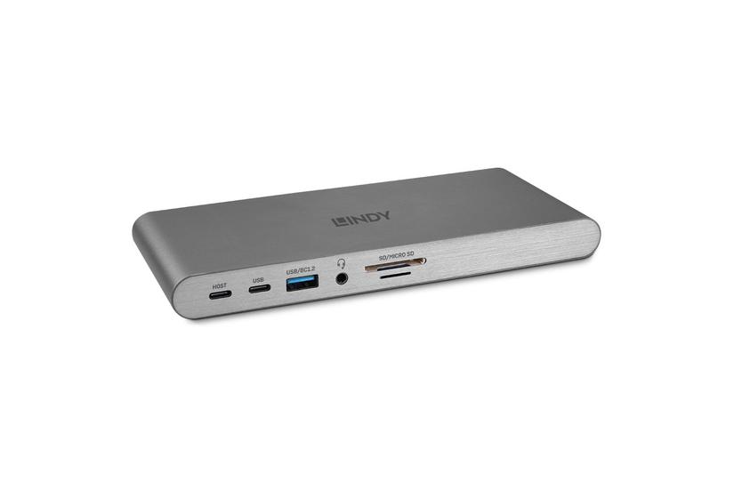 Lindy 43349 dockingstation Ledningsført USB 3.2 Gen 1 (3.1 Gen 1) Type-C Sølv PC