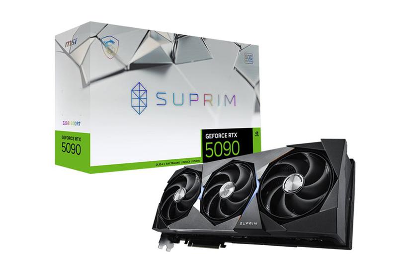 MSI GeForce RTX 5090 32G SUPRIM SOC Grafikkort - 32GB GDDR7 - NVIDIA RTX 5090 - PCI Express 5.0 IT og elektronik > Hardware > Grafikkort