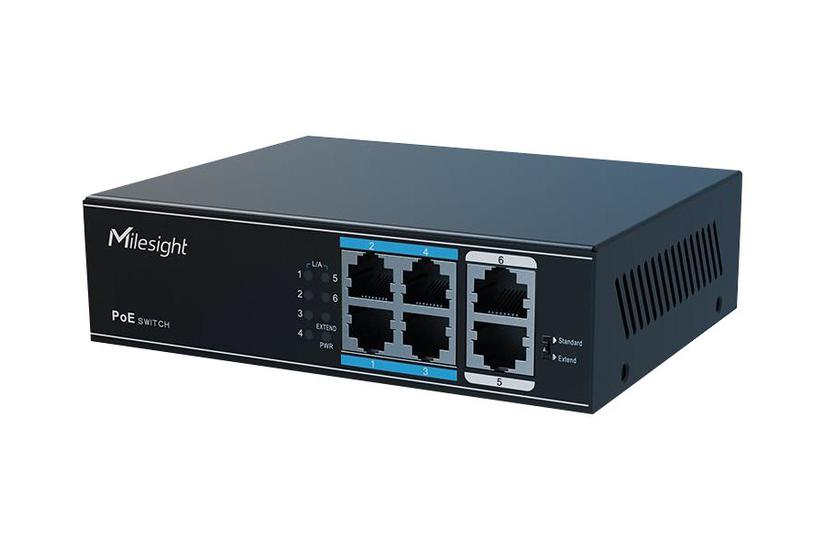 Milesight MS-S0204-EL - switch - 4 porte IT og elektronik > Netværk > Hubs og switches > 10/100 hubs og switches