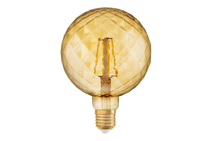 OSRAM Vintage 1906 - LED-filament-lyspære - form: grankogle - E27 - 4 W - varm komfort-lys - 2500 K - guld Hus og have > El og belysning > Lyspærer