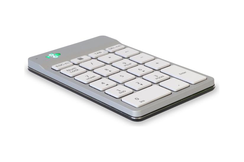 R-Go Numeric keyboard Compact break - tastatur - hvid Indgangsudstyr IT og elektronik > Hardware > Tastatur og mus > Tastaturer > Numerisk tastatur
