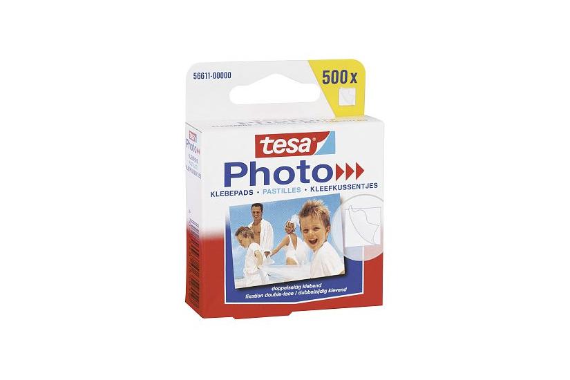 TESA 56611 fotohjørne 500 stk Transparent IT og elektronik > Foto- og videoudstyr > Fotoalbum og fotorammer > Tilbehør til billeder og fotoalbum > Fotohjørner