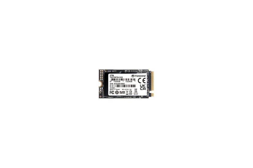 Transcend MTE410S - 2 TB - SSD - PCI Express 4.0 x4 (NVMe) - M.2 Card IT og elektronik > Hardware > Harddiske og SSD'er > SSD (Solid State Drive) > Interne solid state-drev