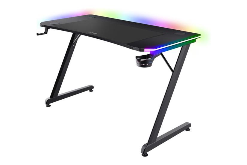 Trust GXT 710 Luminus Pro - skrivebord - rektangulær - sort Kontor > Kontorindretning > Kontormøbler > Computerborde