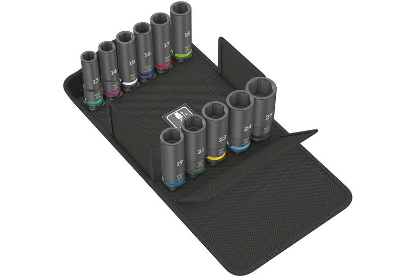 Wera 05004841001 impakt kontakt Slagmuffe sæt Sort Hus og have > Værktøj > Håndværktøj > Nøgler > Topnøgle