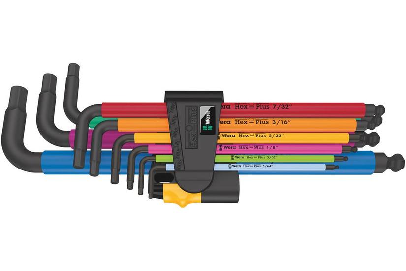 Wera 05022640001 unbrako nøgle L-formet unbrakonøglesæt Britisk 9 stk Hus og have > Værktøj > Håndværktøj > Nøgler > Unbrakonøgle
